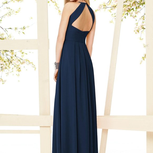 Dessy Collection 8151...Full length, Open Back, Halter Dress....Assorted Sizes - Picture 2 of 6